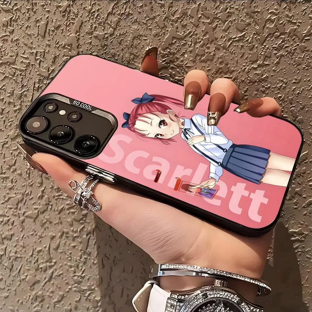 Accel World Kouzuki Yuniko Phone Case for Samsung Galaxy S26 S25 S24 S23 S22 S21 S20 Note20 Plus Ultra Colorful Silver Cover