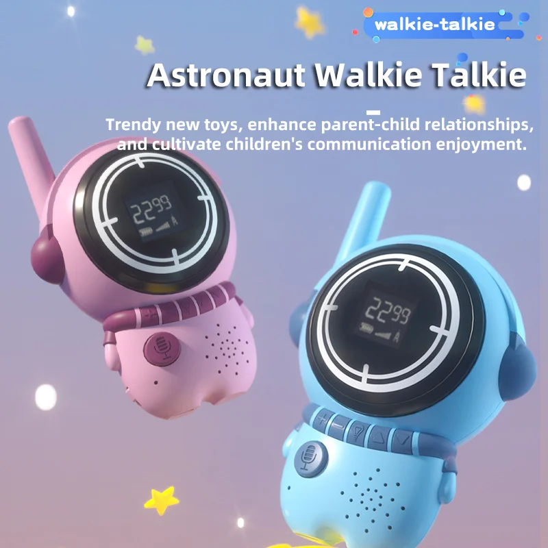 Kids Walkie-talkie Voice Changer Flashlight and Ringtone Clear Call Parent-child Interaction Rechargeable Children's Intercom