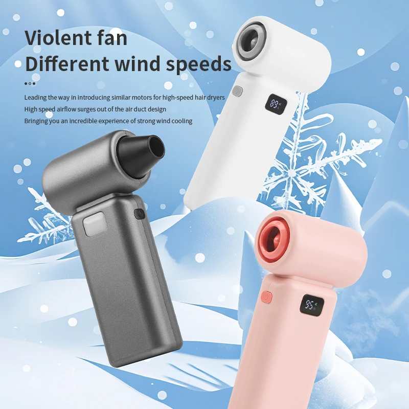 

Air Blower Violent Fan 100,000 RPM Powerful Air Blower Dust Cleaner Type-C Charging Turbo Jet Blower Colorful, Mini Portable