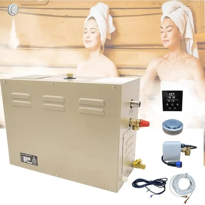 

18kw Steam Generator with Self-Draining System Home Spa Easy Install Compact Design Intelligent Temperature Control Safe Durable