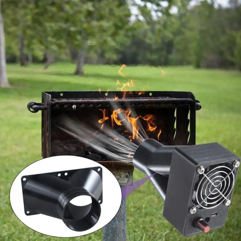 

31BA 2 in 1 Air Outlet Heat Dissipation, Air Gathering Vent for 4cm/6cm Fan for Airflows Direction Fan Attachment Accessory