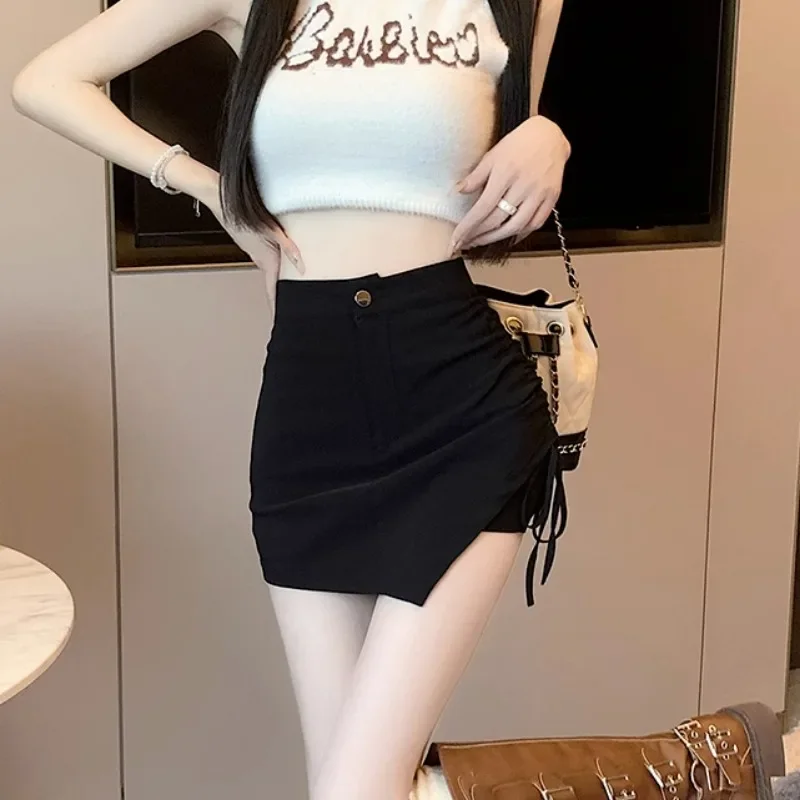 Summer 2024 Female Skirts High Waist New In Women's Skirt Clothing Trend Offer Original Hot Chic And Elegant Sales Quality V On