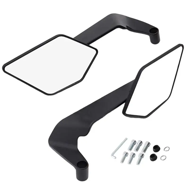 

Motorcycle Mirror 2 Pieces Mirrors For Motorcycles Rotating Reflector Spoiler Cycling Accessories For Riding Daily Use Outdoor