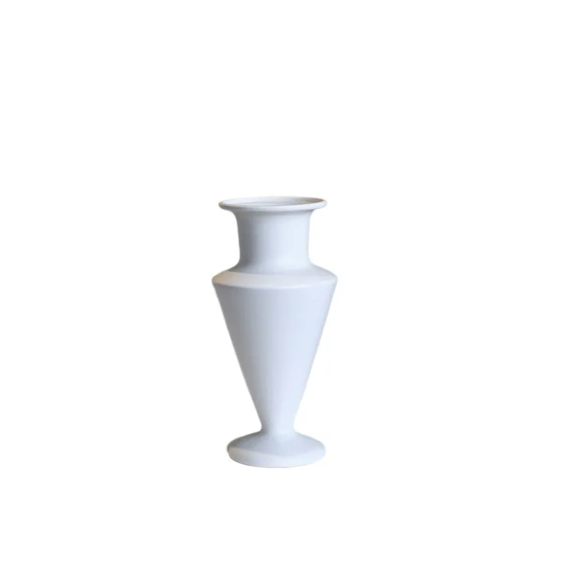 For Creative, Ceramic Vase, White,living Room Tabletop Ornament,dining Table Flower Arrangement Decoration,artistic Sense, Niche