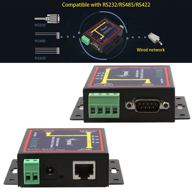 

Коммутатор Ethernet RS232/485/422 Сервер последовательных устройств Конвертер Ethernet Интернет-сплиттер RJ45 Адаптер локальной сети Сетевой коммутатор RJ45 Концентратор