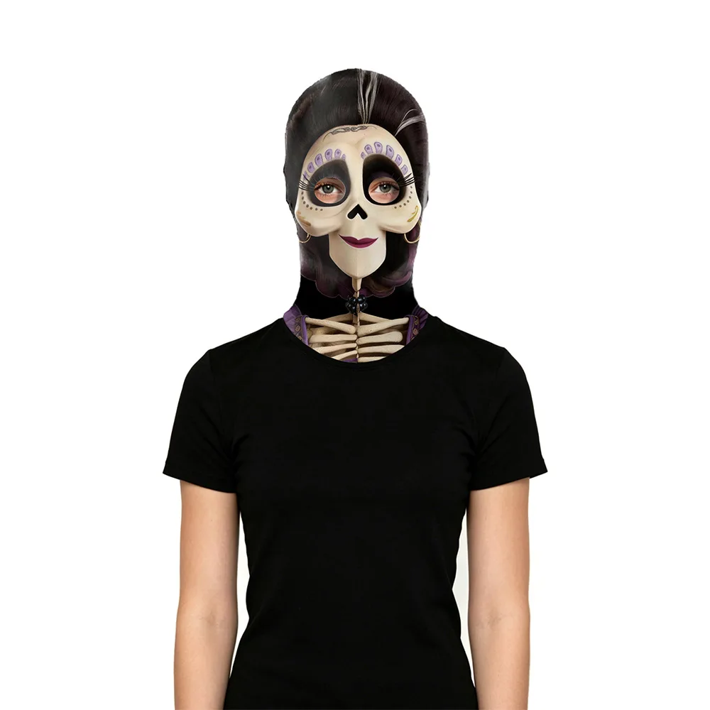 Halloween Family Party CoCo Outfit Mama Imelda Cosplay Costume for Women Skeleton Fancy Dress Movie Carnival Role-play view 5