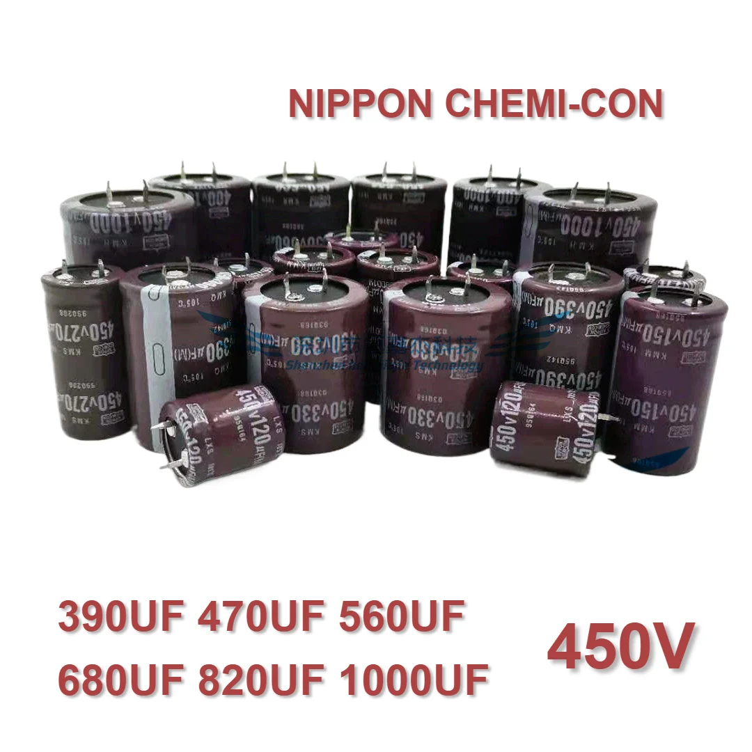 5-2pcs High-quality Inverters Capacitor 450v470uf 560uf 390u