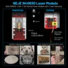 NEJE-N40630 레이저 모듈 키트, 450nm TTL 레이저 헤드 모듈, CNC 레이저 조각 기계, 목재/MDF 용, 고속 절단 도구 1