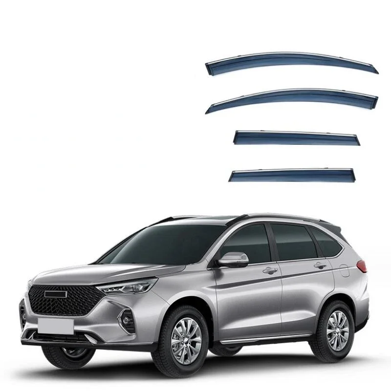 Window Visor Side Window Deflector Weather Shield For Great Wall Haval M6 Plus 2017 2018 2019 2020 2021 2022 2023 2024