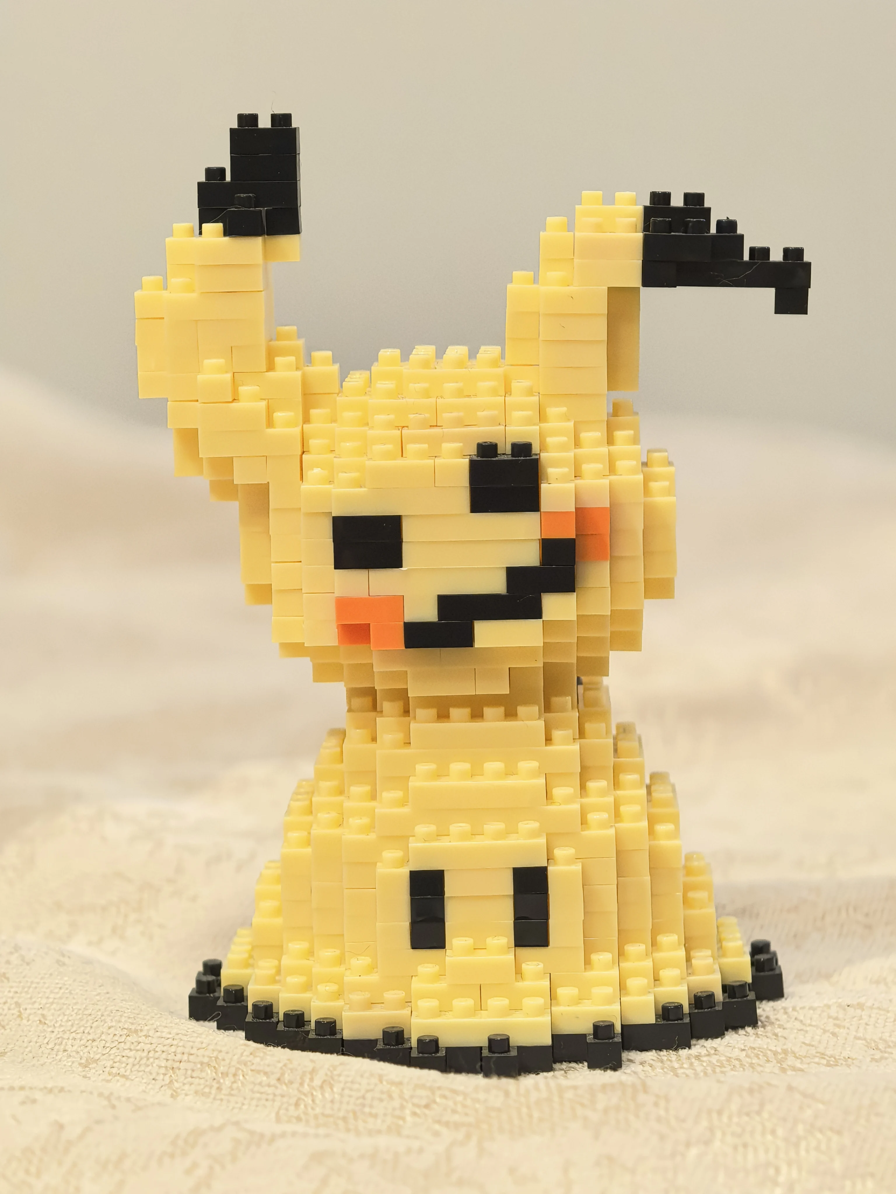 Kawaii Pokemon Marowak Lucario Mimikyu Building Block Piplup Mega Rayquaza Charizard Assembled Mini Brick Toy for Christmas Gift