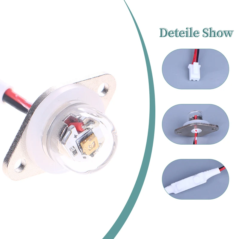 

1Pcs DC12-24V Uvc+uva 270-285NM Ultraviolet Water Purifier Sterilization Pet Water Dispenser Humidifier LED Disinfection Module