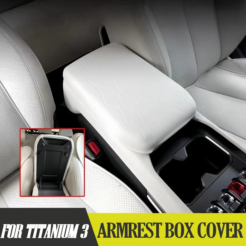 

Car Armrest Box Protective Cover for BYD Leopard 3 Titanium 3 Silicone Armrest Box Cover Interior Modification Accessories