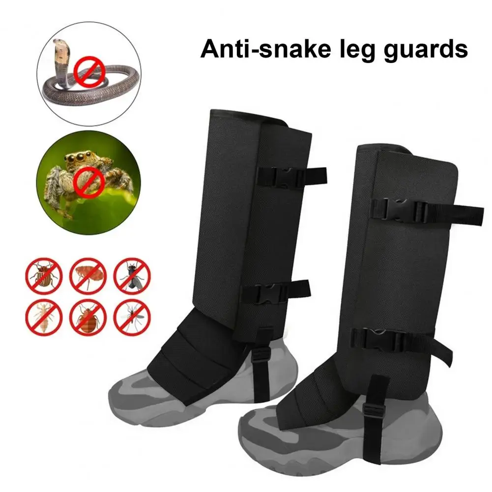 Waterproof Leg Gaiters Quick Release Size Adjustable Bite Protection Leg Gaiters Camping Hiking Lower Leg Guard Gaiters