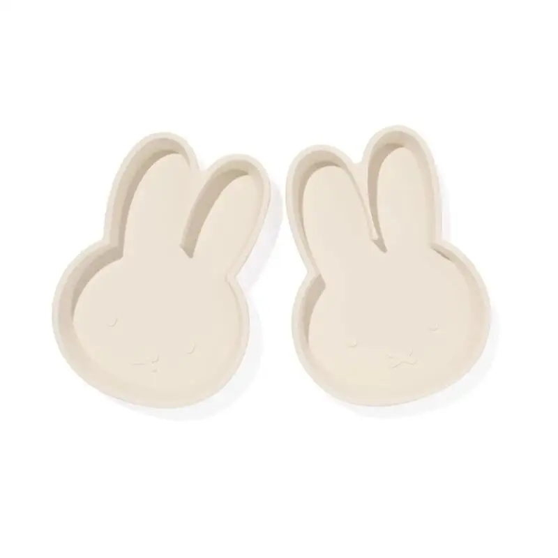 

Miffy Complementary Food Bowl Kawaii Dutch Purchasing Agent Miffy Children's Tableware Silicone Set Baby Complementary Food Bowl
