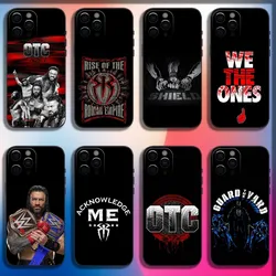 R-Roman R-Reigns wrestler Phone Case For iPhone 16,15,14,13,12,11,Pro,X,XS,Max,XR,Plus,Mini Soft Black Cover