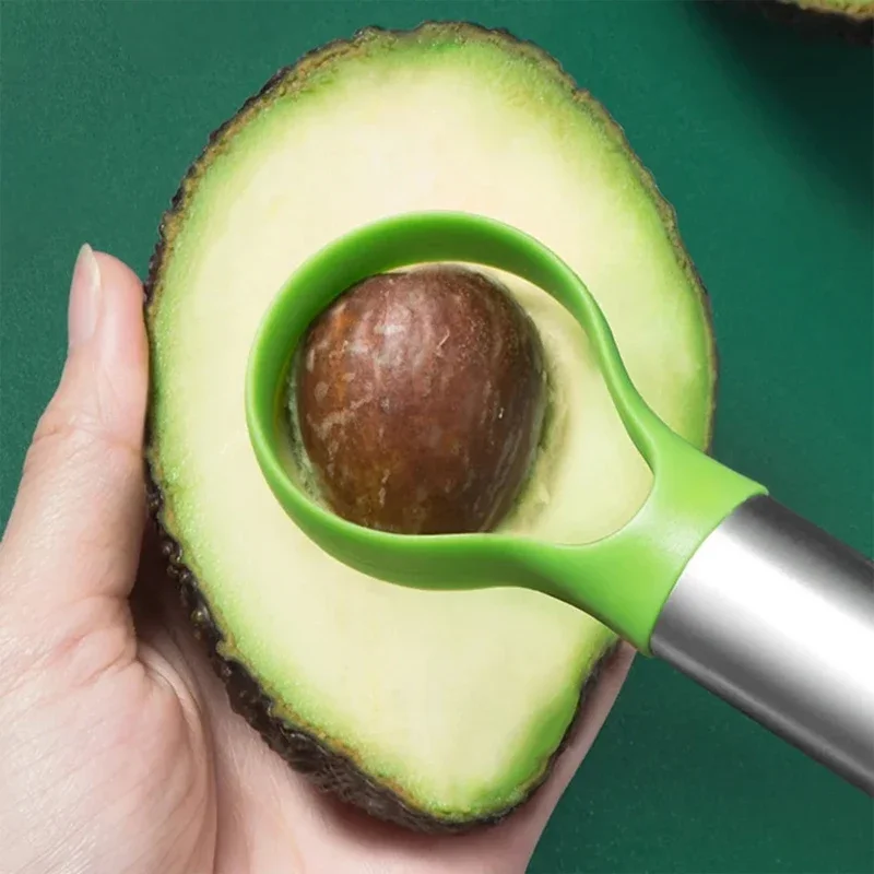 Stainless Steel Avocado Knife Cutting Fruit Artifact Stainless Steel Fruit Slicer Yellow Peach Coreless Dragon Fruit Slicer