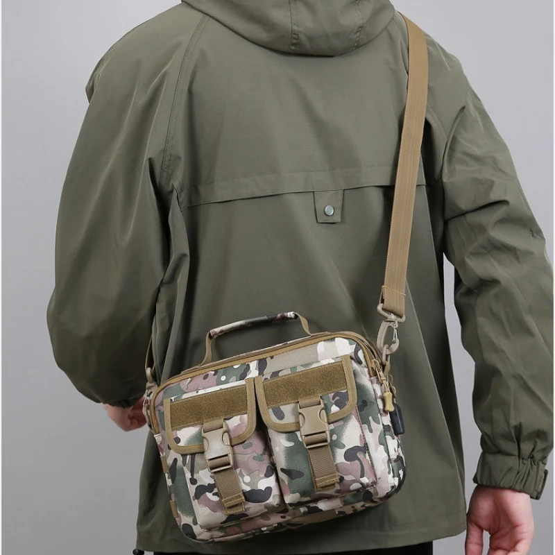 

Multi-purpose Outdoor Sports Sling Bag for Men Tactical Shoulder Pack High Quality Handbag Crossbody Bag with USB Charging Port