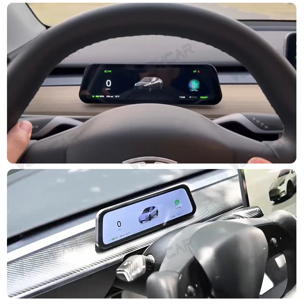 Für Tesla New Gen 2 9,6 Zoll Instrumentenanzeige Modell Y 3 YL Totwinkel-Warnung OTA-Update Neues Modell 3 Neues Y Juniper Armaturenbrett – Detail 20