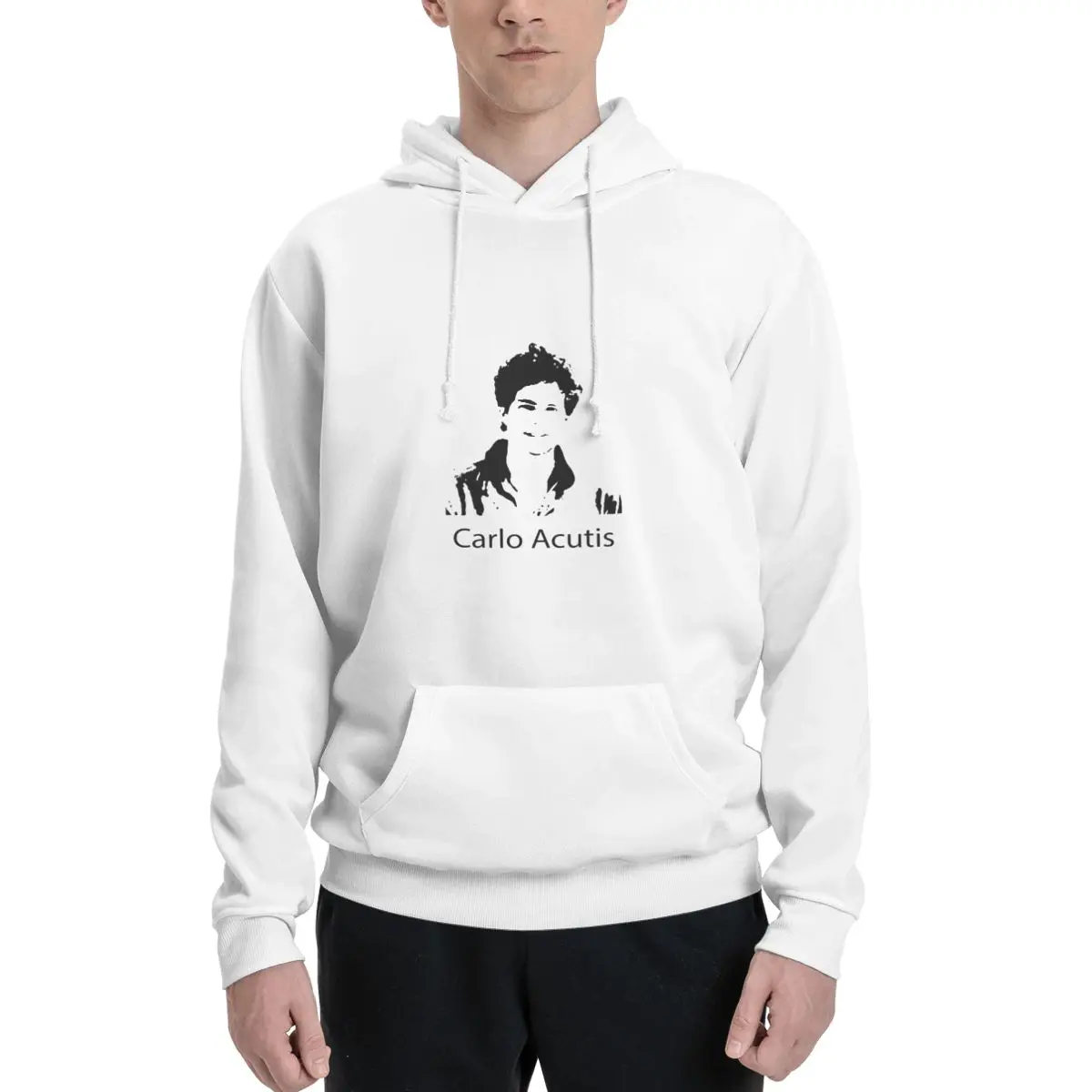Carlo Acutis 2 Trendy Un suéter con capucha para hombre
