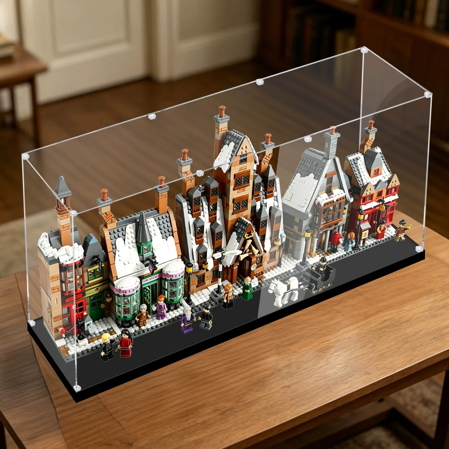 For LEGO 76457 Hogsmeade Village Acrylic Display Case, Crystal Clear Dustproof Storage Box - view 6