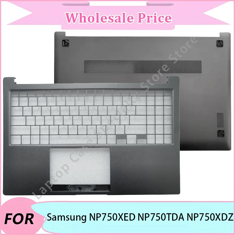 

New For Samsung NP750XED NP750TDA NP750XDZ Case/Laptop replacement parts/Laptop LCD Back Cover/Palmrest/Bottom Case