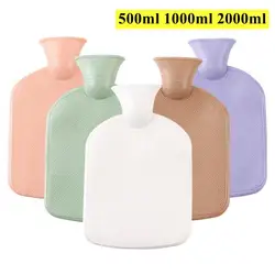 2000ml Water Injection Hot Water Bottle Explosion-proof High Density PVC Water-filling Female Belly Hands Feet Warmer