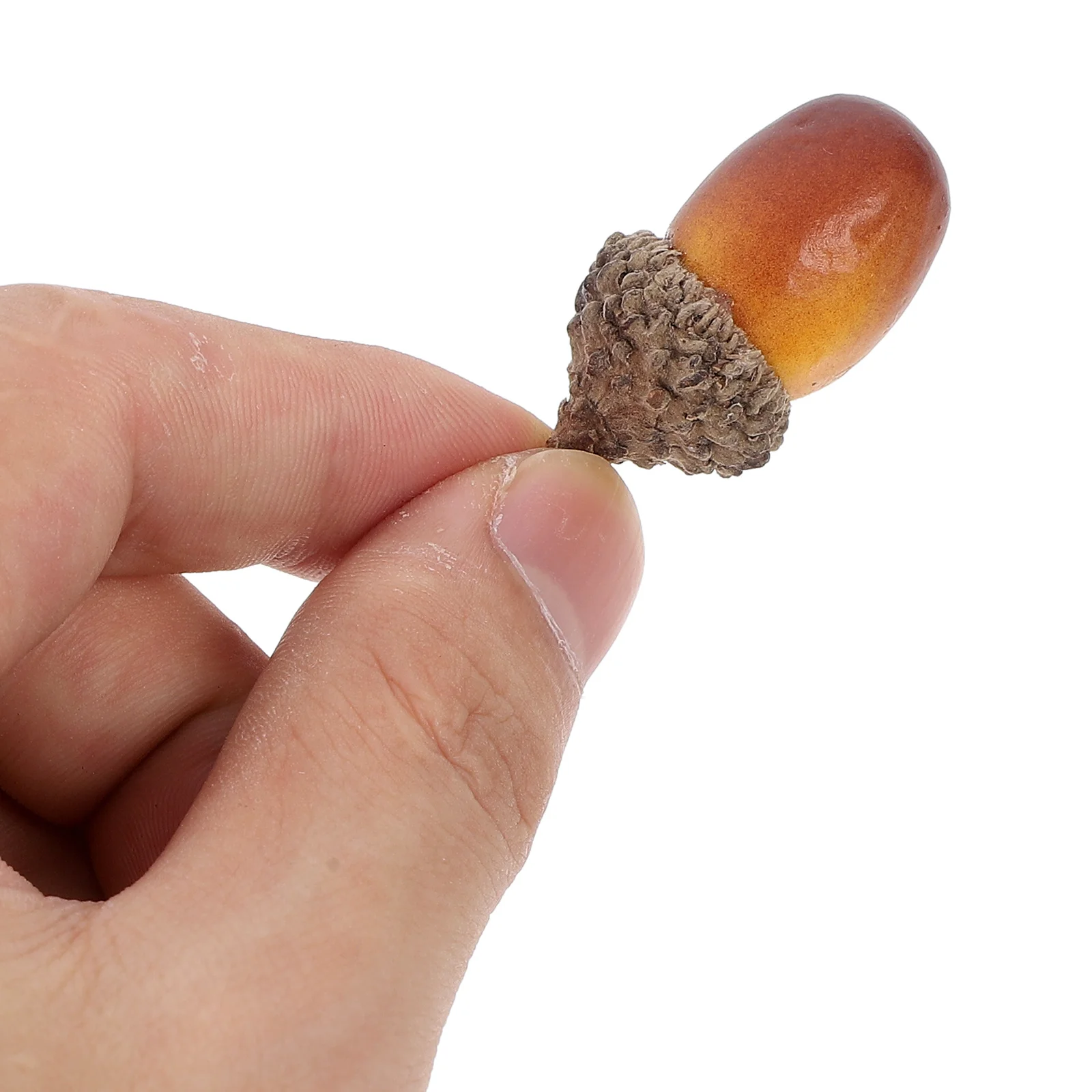 

60Pcs Artificial Acorns Realistic Lifelike Decorative Ornaments for Home Table Centerpiece Autumn Holiday Party DIY Crafts