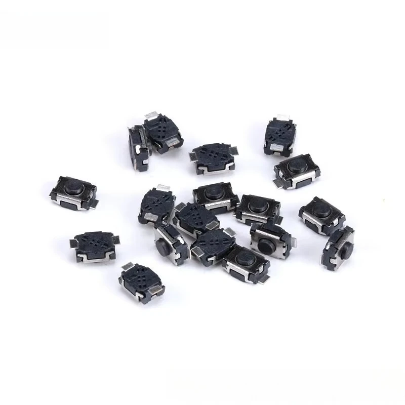 50Pcs/lot 3*4*2mm Tact Switch Button Switch 2Pin Touch Switch SMD Micro Switch 3x4x2mm for MP3 MP4 Phone Key Switch