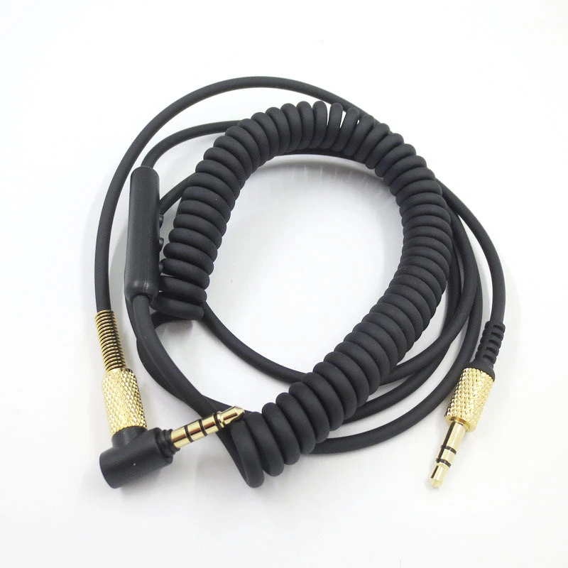 Spring Audio Cable Cord Line for Marshall Major II 2 Monitor Bluetooth Headphone