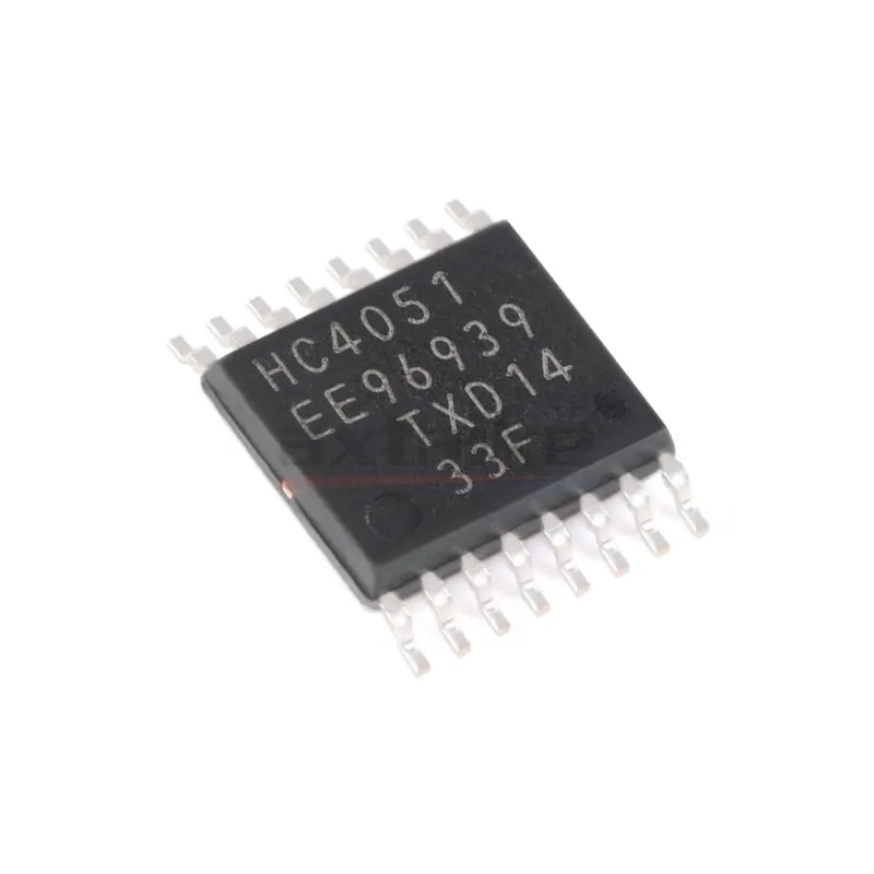 10PCS 74HC4051D 74HC4051PW SOP-16 TSSOP-16 HC4051 74HC4051 8-channel Analog Multiplexer Demultiplexer IC SMD Chip