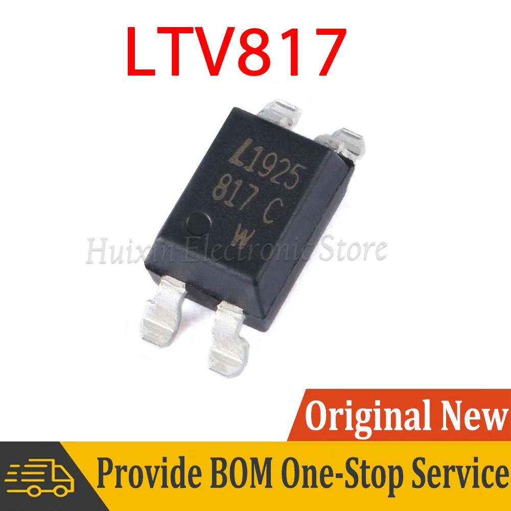 10pcs LTV817 LTV-817S-TA1-C LTV-817S SMD-4 Transistor Output Optocouplers New and Original IC Chipset