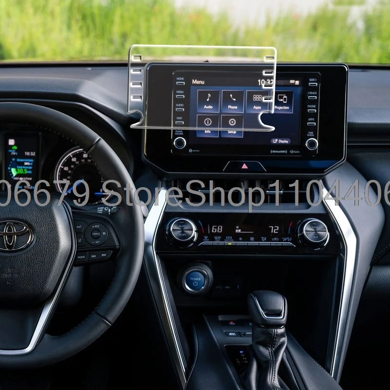 

Tempered glass screen protector film For Toyota Venza 2021-2023 8inch or 12.3 inch Car GPS Navigation LCDscreen anti-scratch