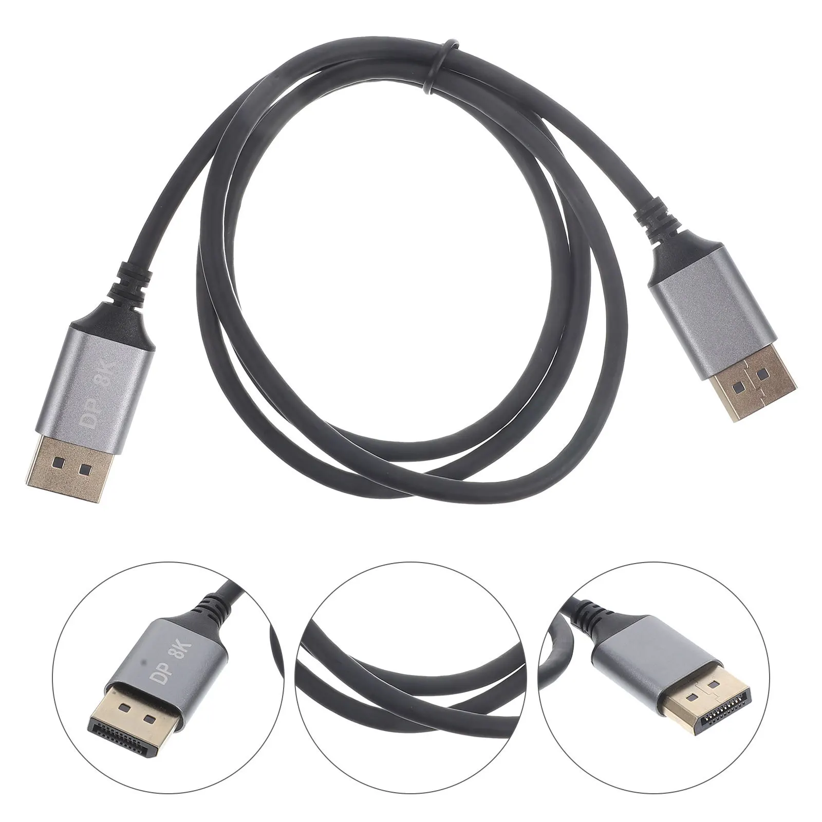 

Displayport Cable 1-Meter 8K 60Hz Ultra Thin Male To Male Cord For Monitor Pc Gpu Extension Video Accessory