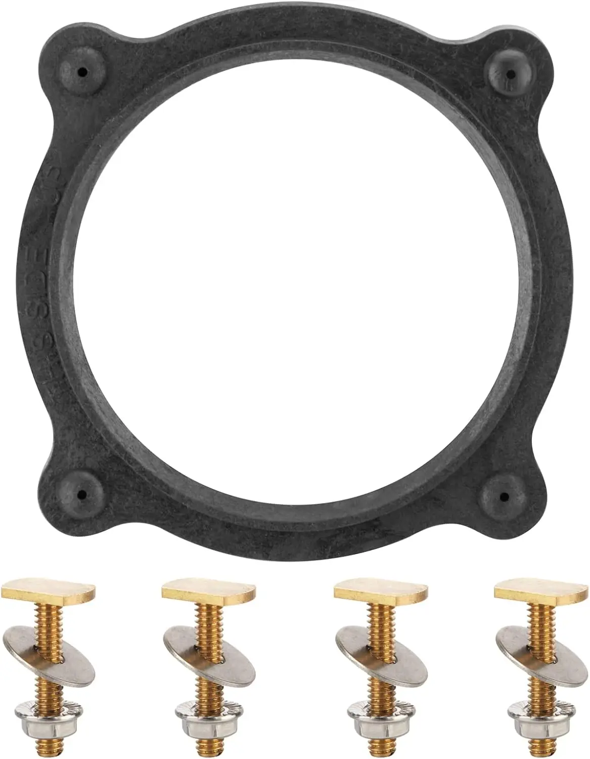 Floor Flange Seal and Mounting Kit Replacement for Sealand Toilet, Marine and Travelers Toilets, SE341549 RV Toilet Seal Kit