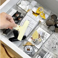 28 PCS Clear Drawer Organizers Set 4-Size Versatile Bathroom and Vanity Drawer Organizer Trays Storage Bins for Bedroom Kitchen - Image 5