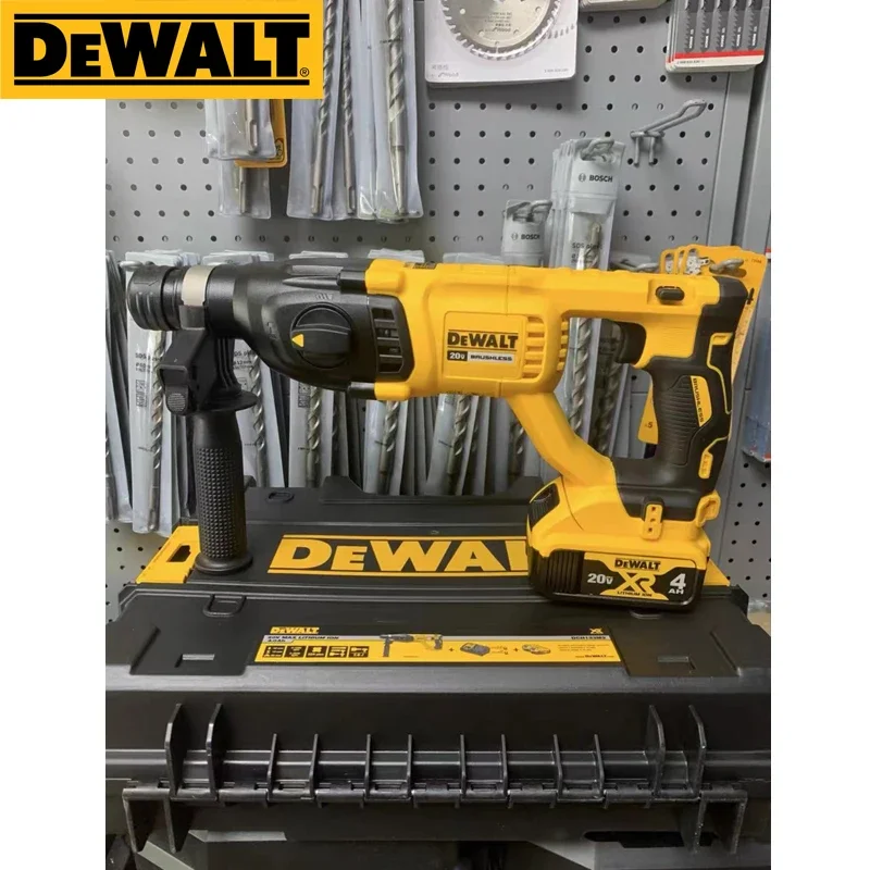 DEWALT DCH133 Cordless Rotary Hammer 20V MAX XR Brushless Motor SDS PLUS Lithium Battery Hammer Impact Drill Power Tool DCH133M1