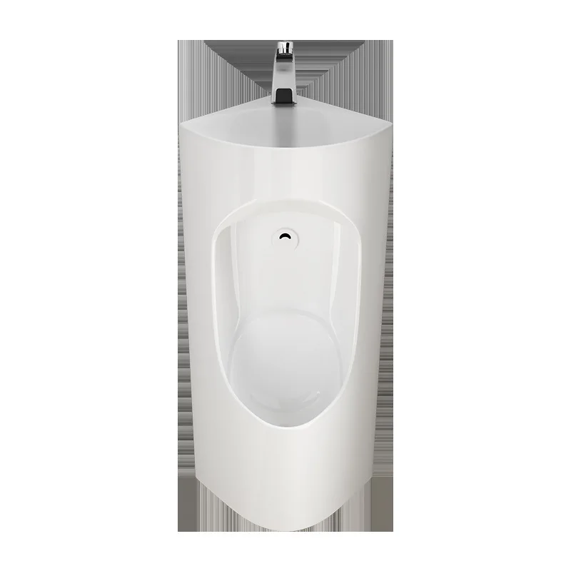 حوض غسيل زاوية، مبولة تدفق الحث، صنبور متكامل، مبولة منزلية مثبتة على الحائط #5