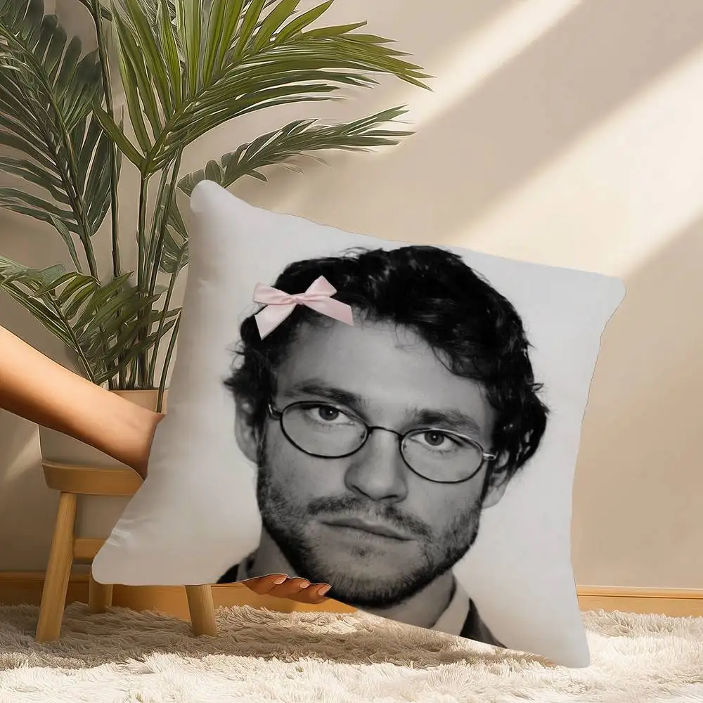أنا مجنون ويل G-Graham كيس وسادة قصير أفخم طباعة غطاء الوسادة مربع رمي وسادة تغطي أريكة ديكور المنزل