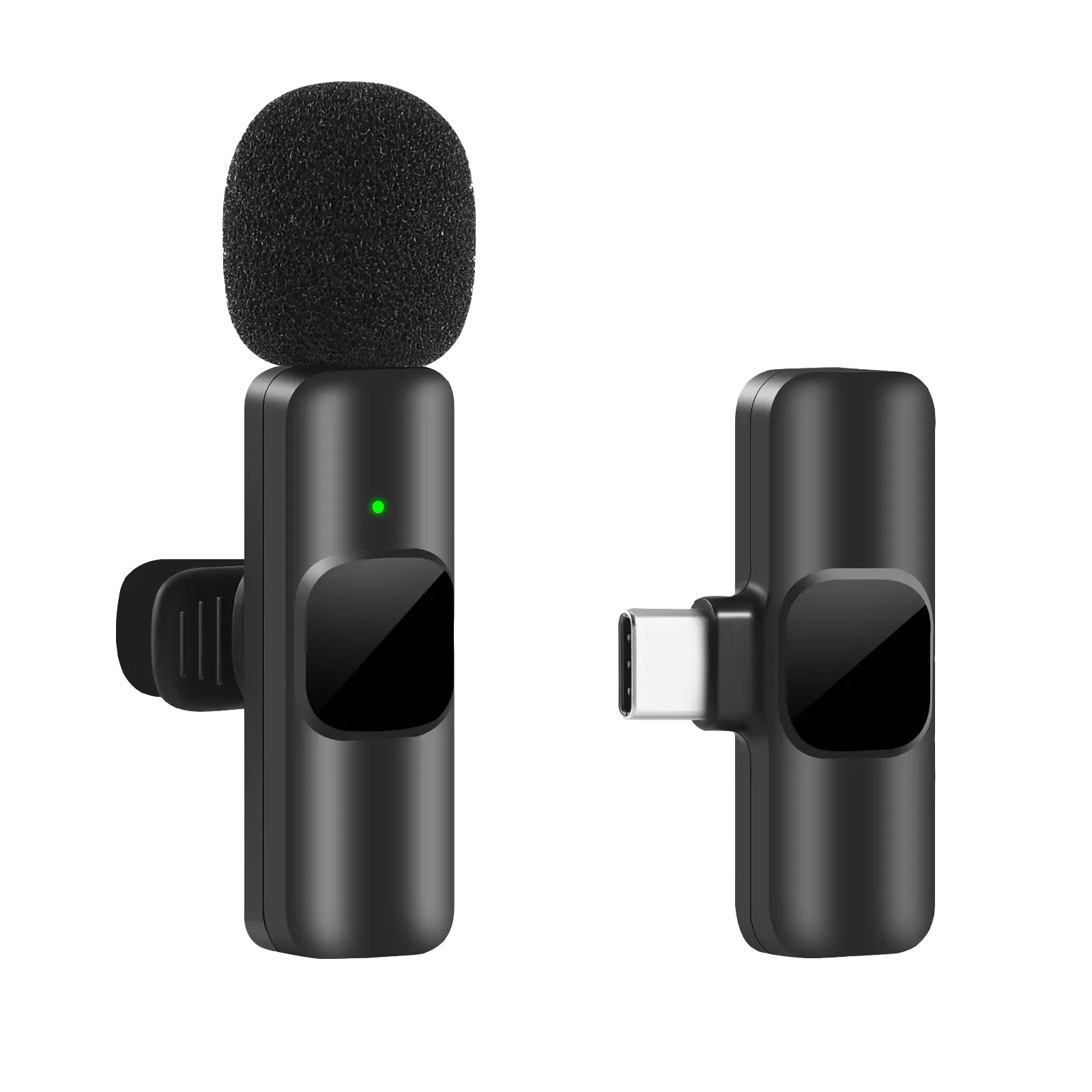 New Lavalier Micro Không Dây Âm Thanh Di Động Video Ghi Âm Mini Mic Cho iPhone Android Phát Sóng Trực Tiếp Chơi Game Điện Thoại Mic