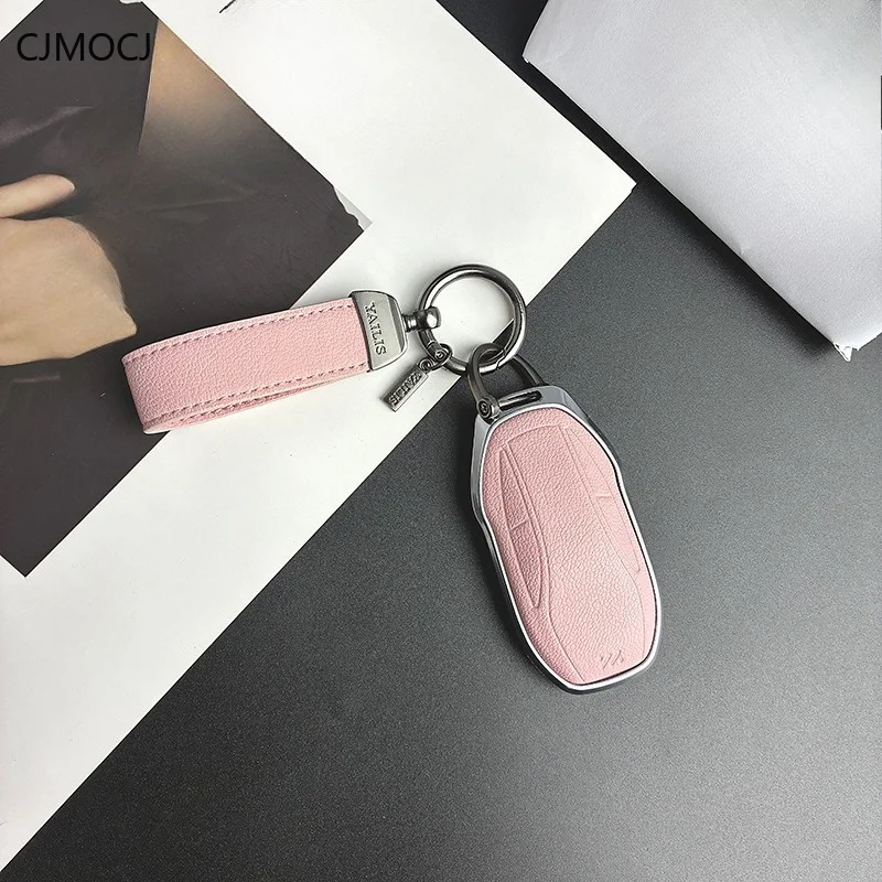 For 2023 IM LS7 LS6 L7 Key Case Cover, Zinc Alloy Metal Car Key Fob Shell, Shockproof Luxury Keychain, IM Motors Accessories