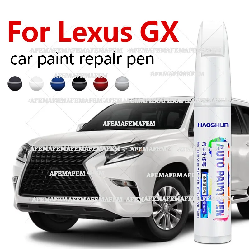 Ручка-корректор для ремонта царапин на автомобиле Lexus GX 2002-2025: серебристый 1J7, белый 085, зеленый 6X4, цвет ириса 223, серый.
