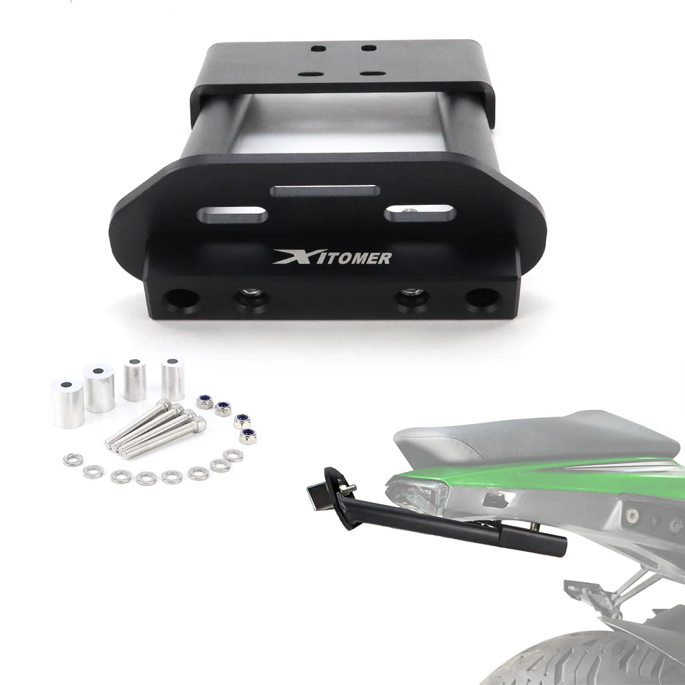 

For Kawasaki Ninja 1000SX 2020-2024 Ninja 1100SX 2025 Motorcycle Scrape Bar Tail Bar With Subcage Rear Rack Stunt Parts