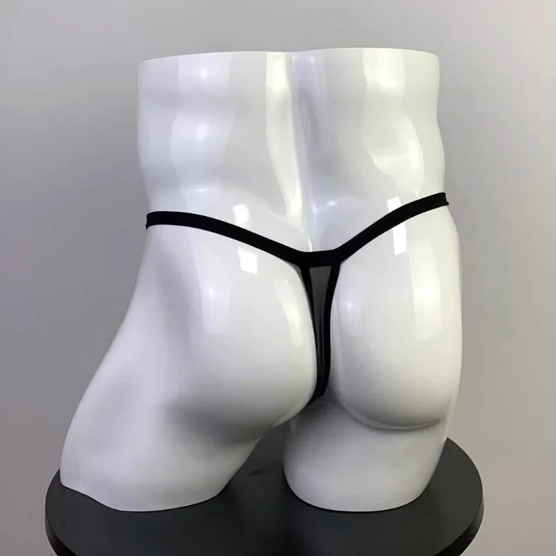 Mens Thongs And G Strings Pouch Bulge Underpants Male Thin Jockstrap Open Butt Thong Lingerie Sports T-Back Low Waist Panties image 3