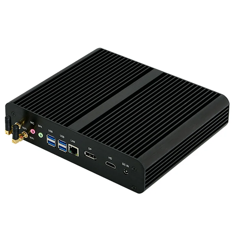 Fanless Gaming Mini Computer 12th gen 8Core i7 1255U 1165G7 12MB Cache 12Thread up to 64G Wifi6 Windows11 Micro gamer PC  DP HDM