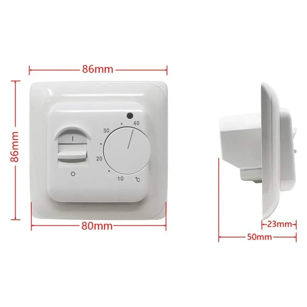 Electric Floor Heating Temperature Controller with External Sensor 220V 16A Easy Installation and Efficient Heating