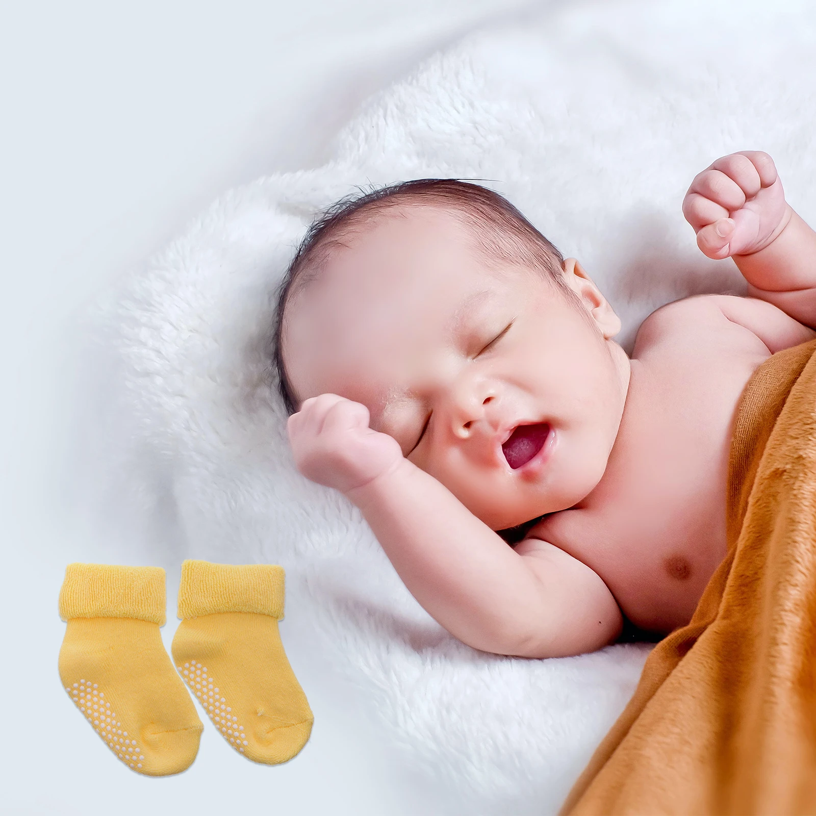 AntiSlip 양말 미끄럼 방지 바닥 통기성 면 편안한 탄성 BabySocks InfantSocks ThickSocks KidsStocking ShortSocks