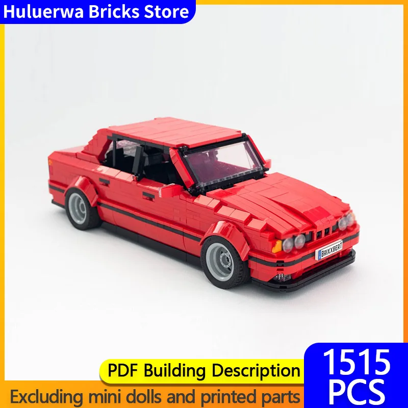 

Speed Hypercar Model MOC Building Bricks M5 E34 High Performance Car Modular Technology Gifts Holiday Assemble Children Toy Suit