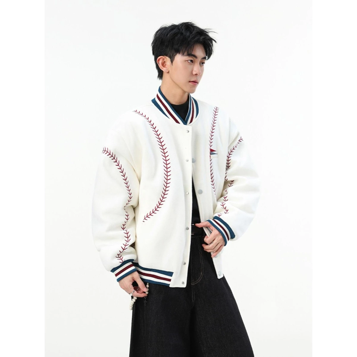 

Свободная мужская куртка 2024, весенне-осенняя уличная одежда, модная уличная одежда в стиле Харадзюку, корейская повседневная верхняя одежда, пальто