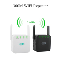 300M Repeater 2.4G Wireless WIFi Signal Extension Amplifier Booster External Antenna For US/EU/UK For Home and Small Office