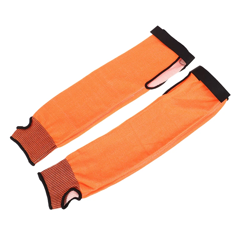 A Pair Cut/Scratch/Slash Resistant Sleeves Arm Guards Protection With With Thumb Hole And Adjustable Hook And Loop